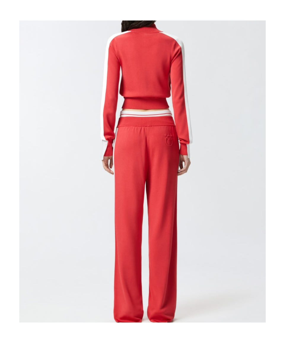 Shop Pinko Cropped T-shirt In Red