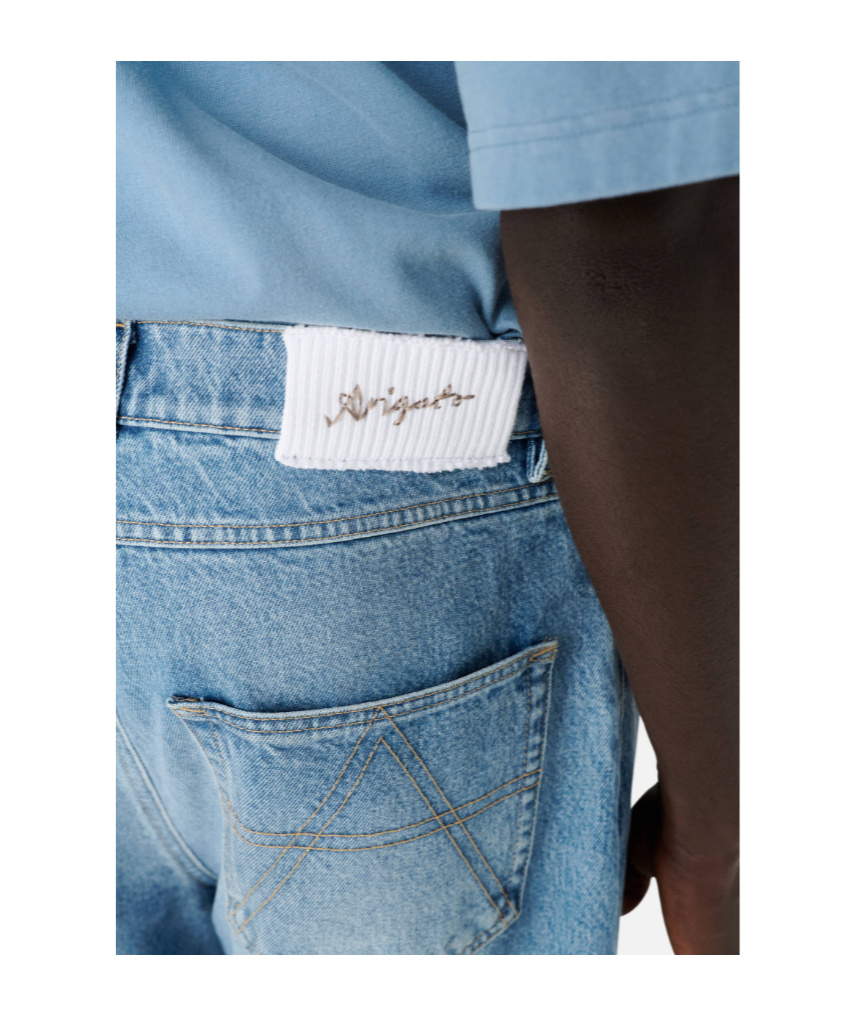 Axel Arigato Quilt Casual Jeans In Blue