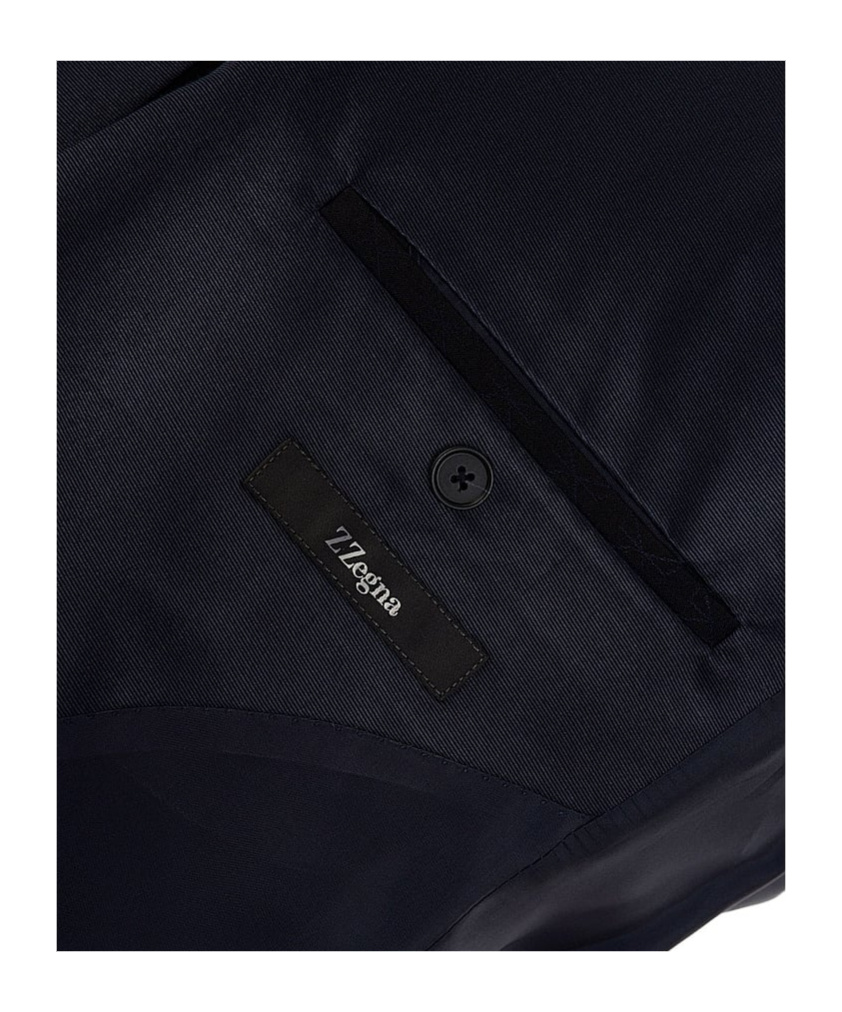 Zegna Z  Single-breasted Tailored Jacket In Black