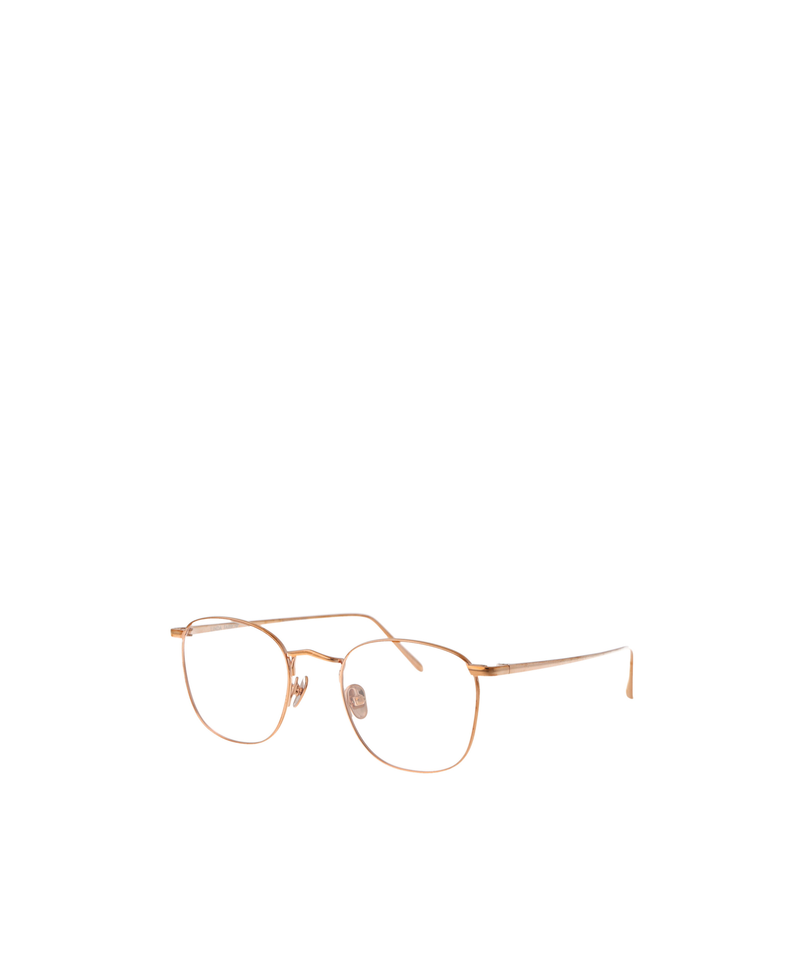 Linda Farrow Simon Square Frame Glasses In White