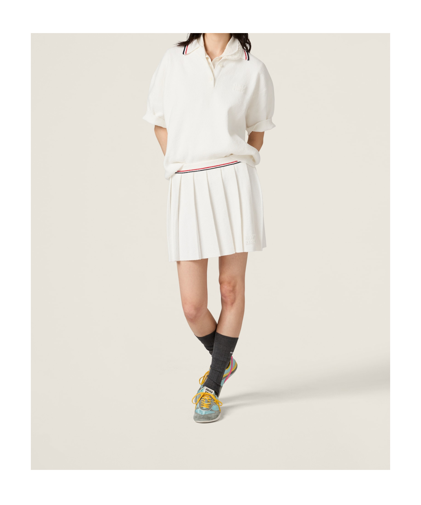 Miu Miu Cotton Knitted Polo