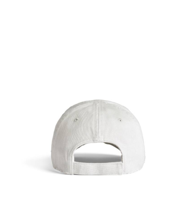 Balenciaga Men's Masking Tape Cap In Dirty White In White