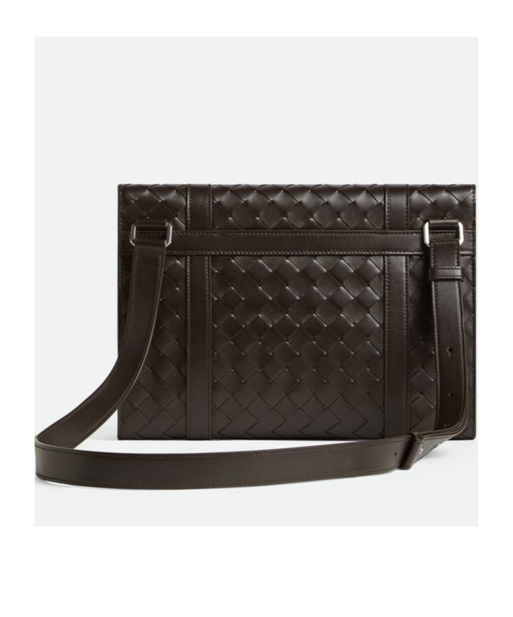 Bottega Veneta Piccolo Portfolio Creates A Briefcase In Black