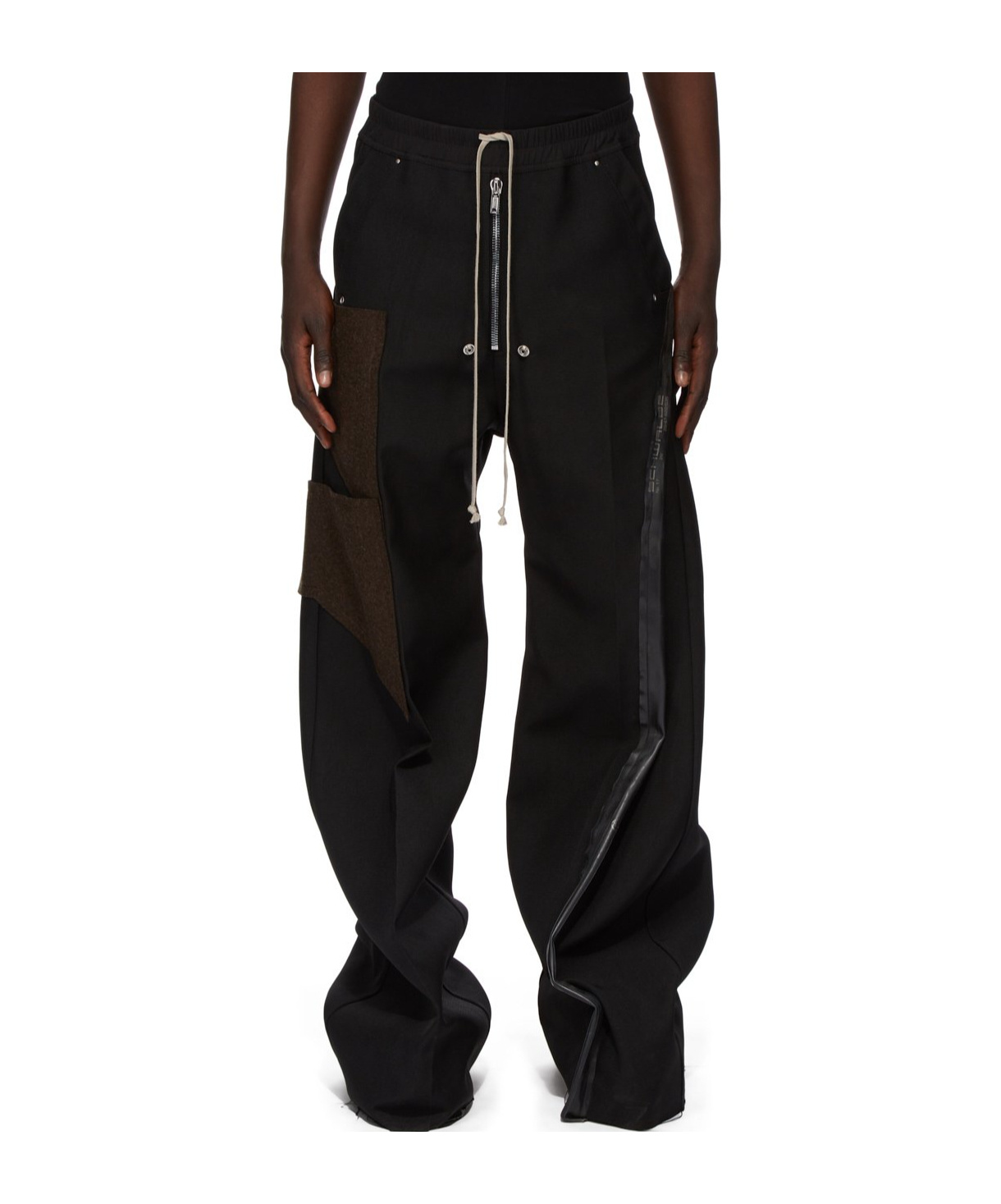 Rick Owens Runway Wide Bela Trousers In Black