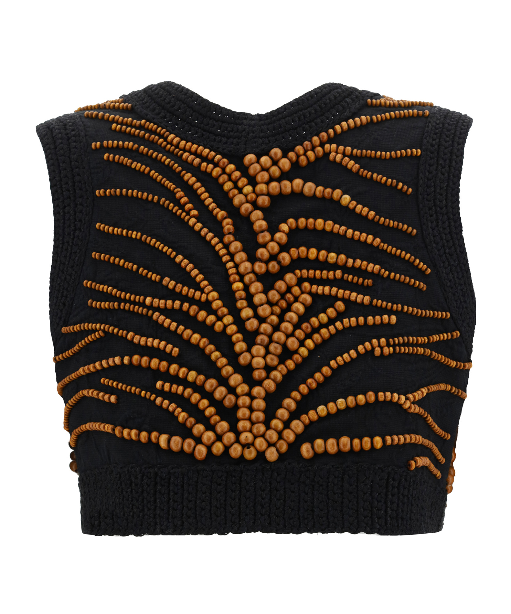 FORTE FORTE V-NECK KNITTED VEST