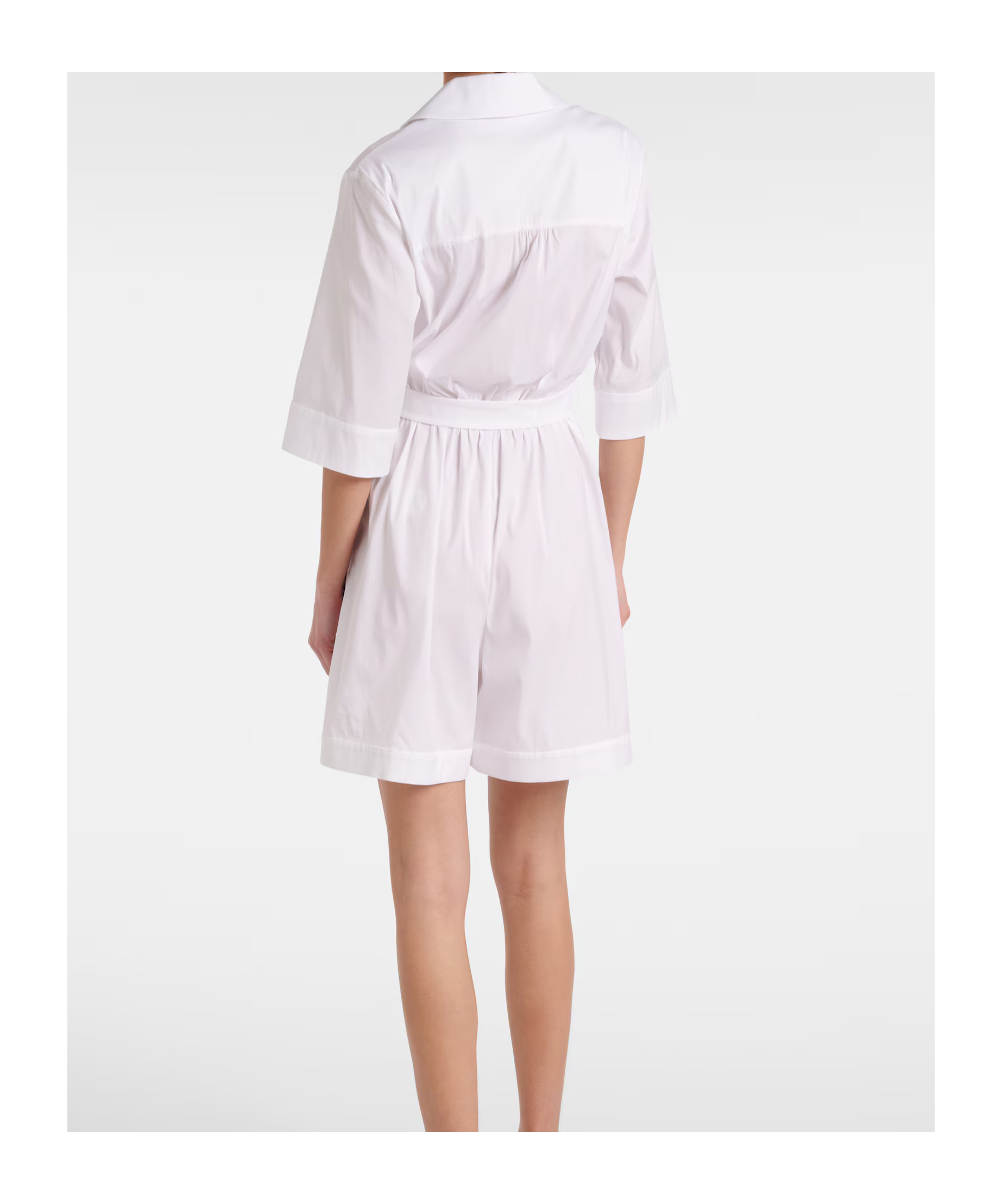Shop Max Mara Poplin Jumpsuit