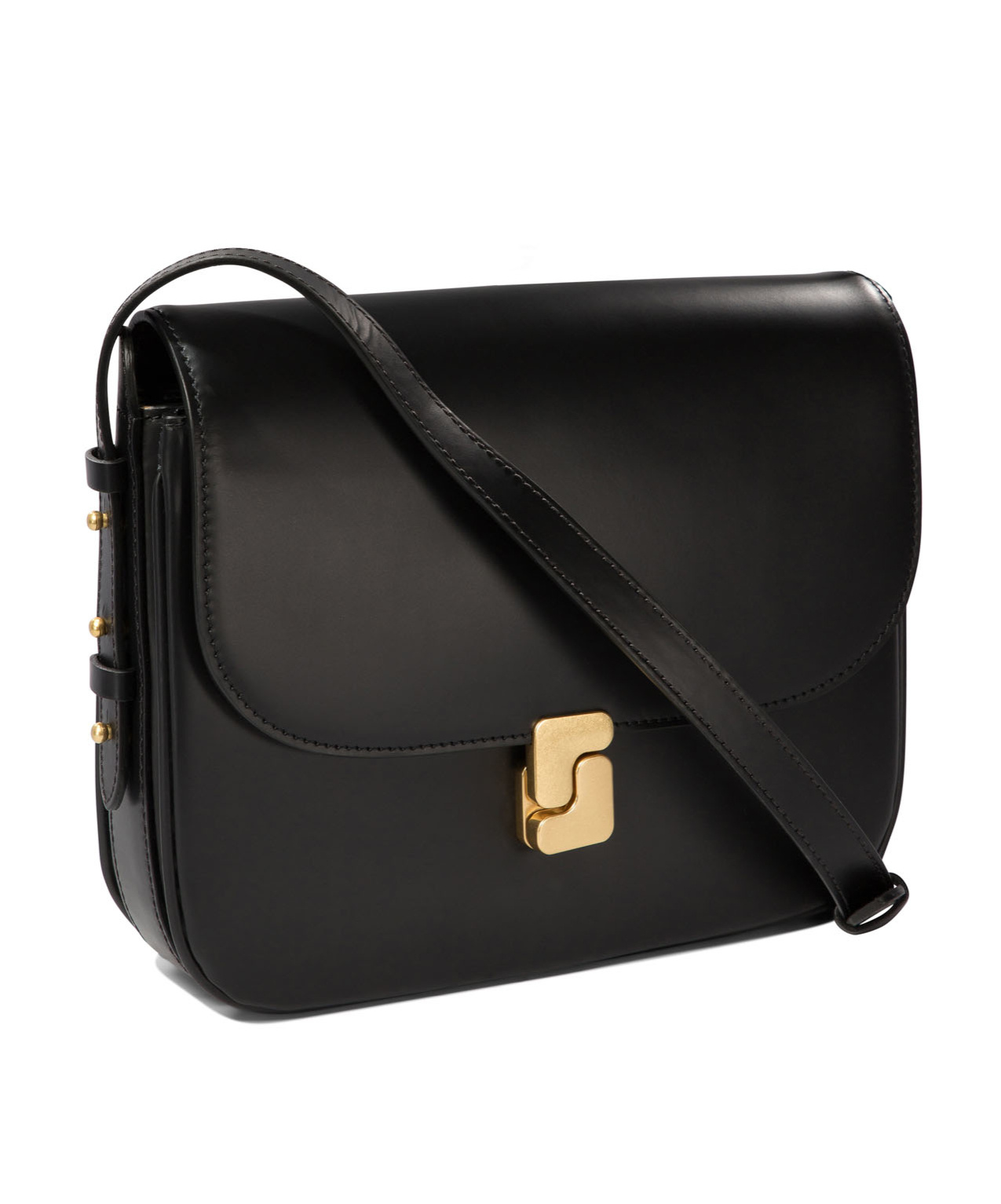 Soeur Flip Shoulder Bag In Black