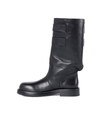 Ann Demeulemeester Osmo Boots In Grained In Black