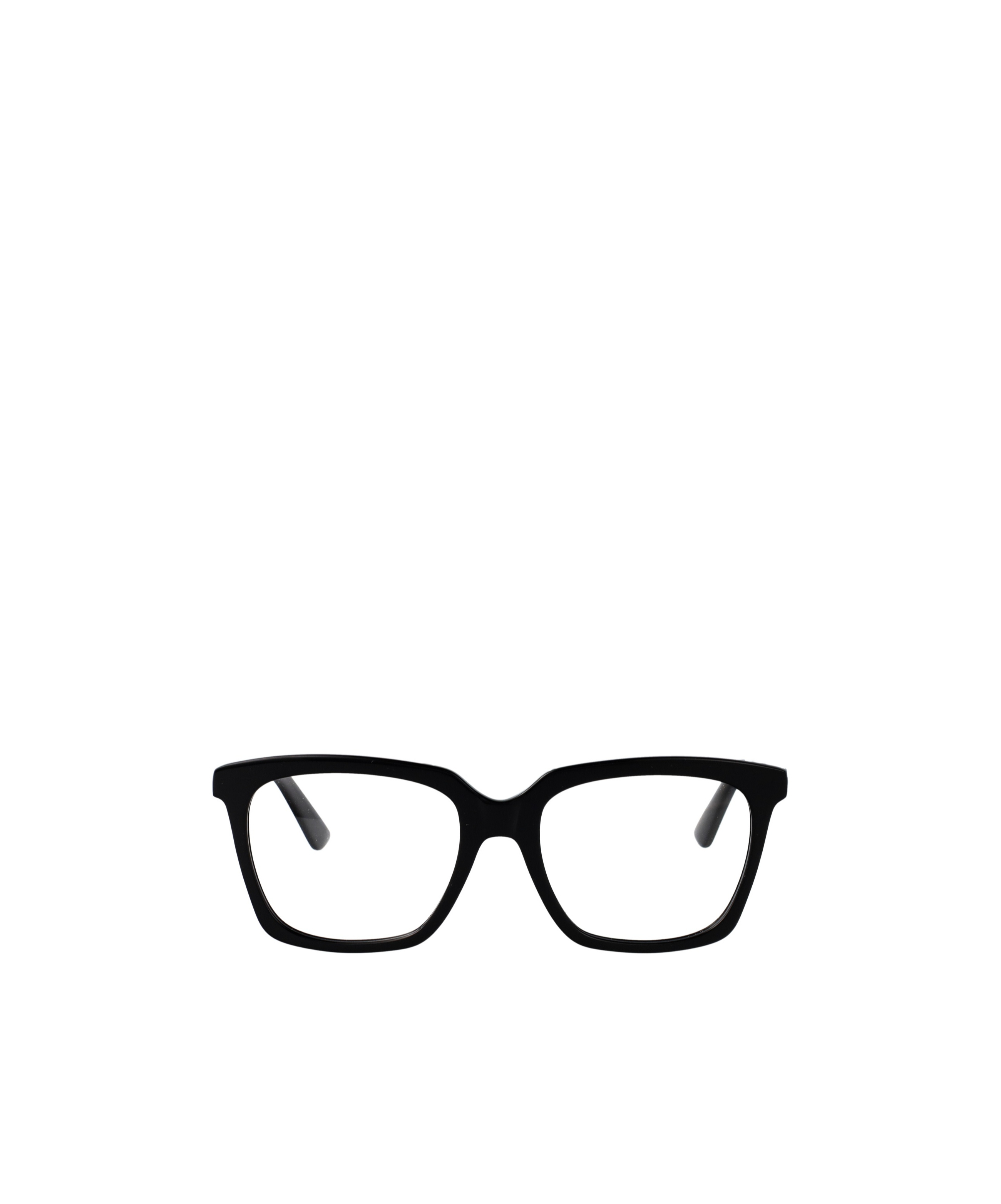 Alexander Mcqueen Eyewear Square Frame Glasses In Black