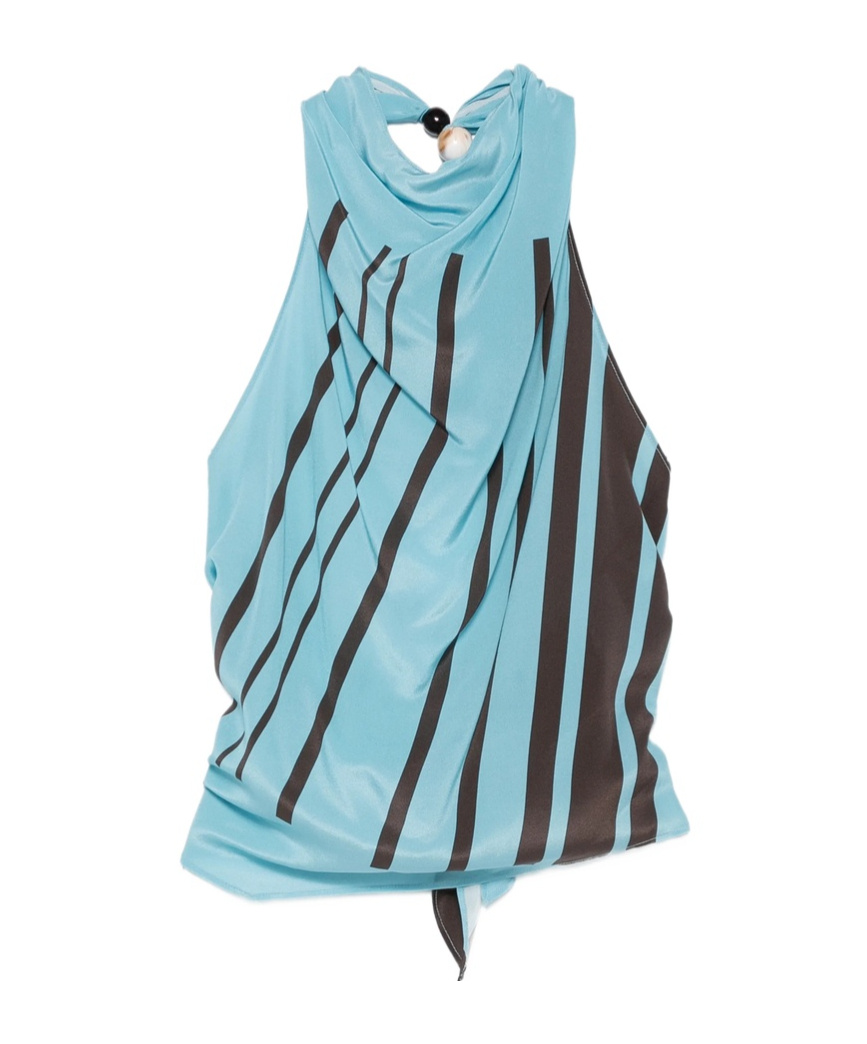 Sir Backless Top In Blue