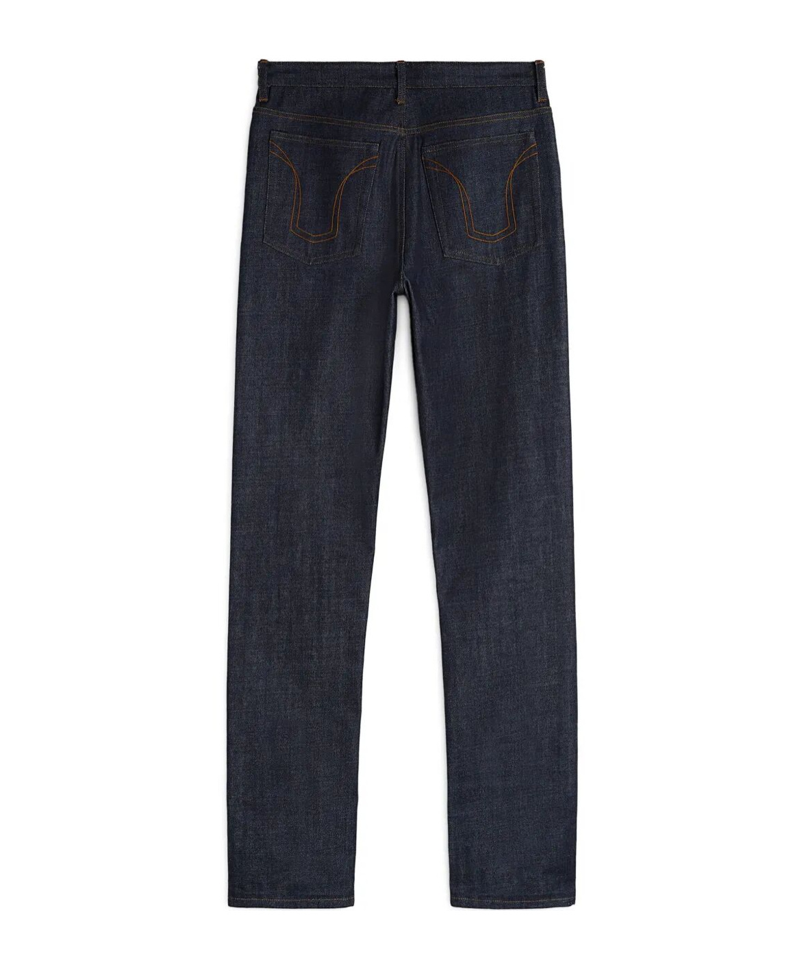 Jil Sander Straight Leg Trousers Belt Loops In Navy Blue