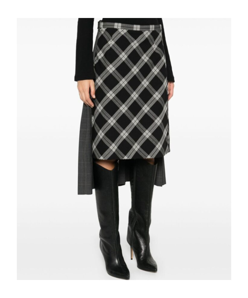 Balenciaga Pleated Skirts In Black