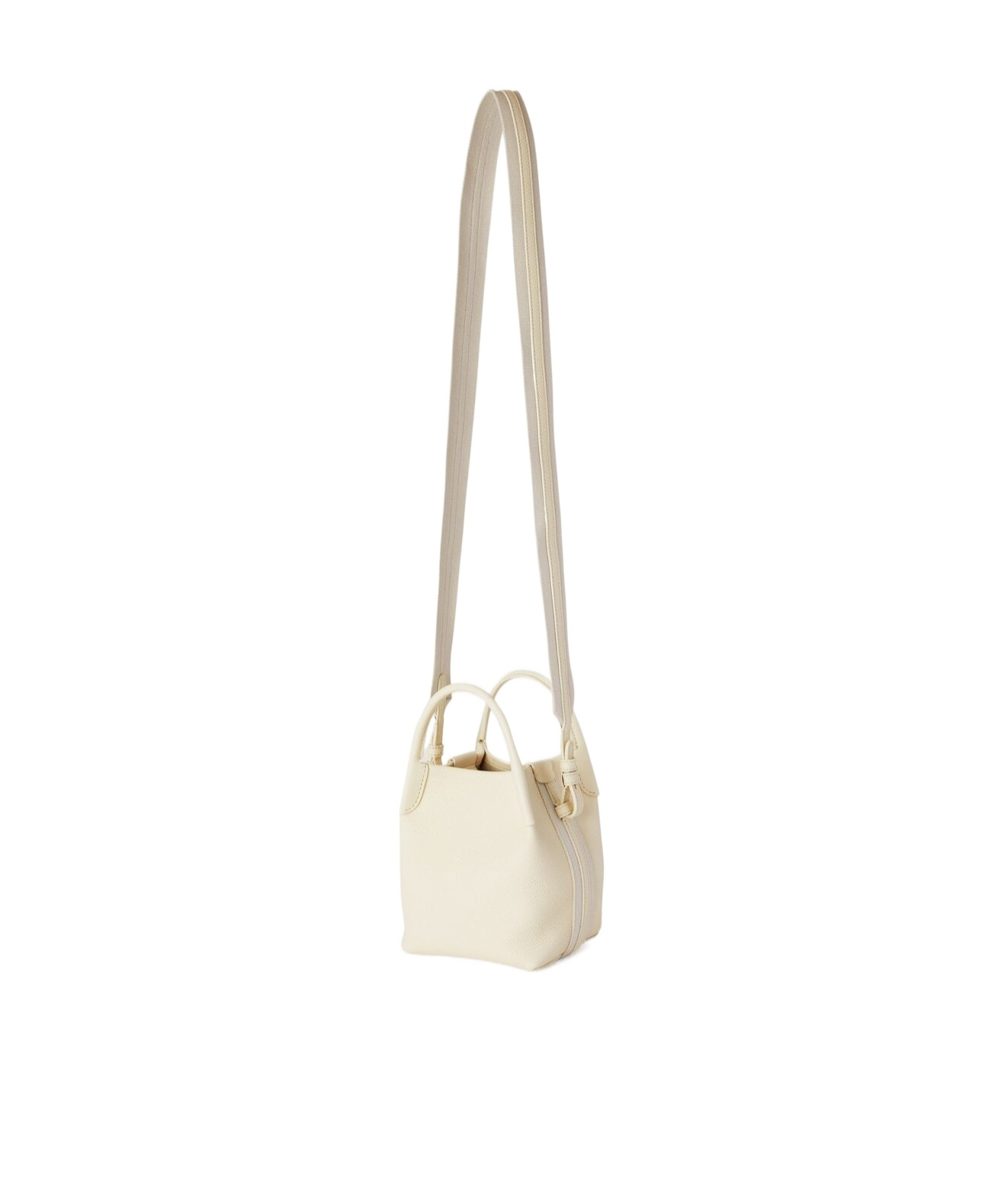 Loro Piana Bale Mini Shoulder Bag In Tender White
