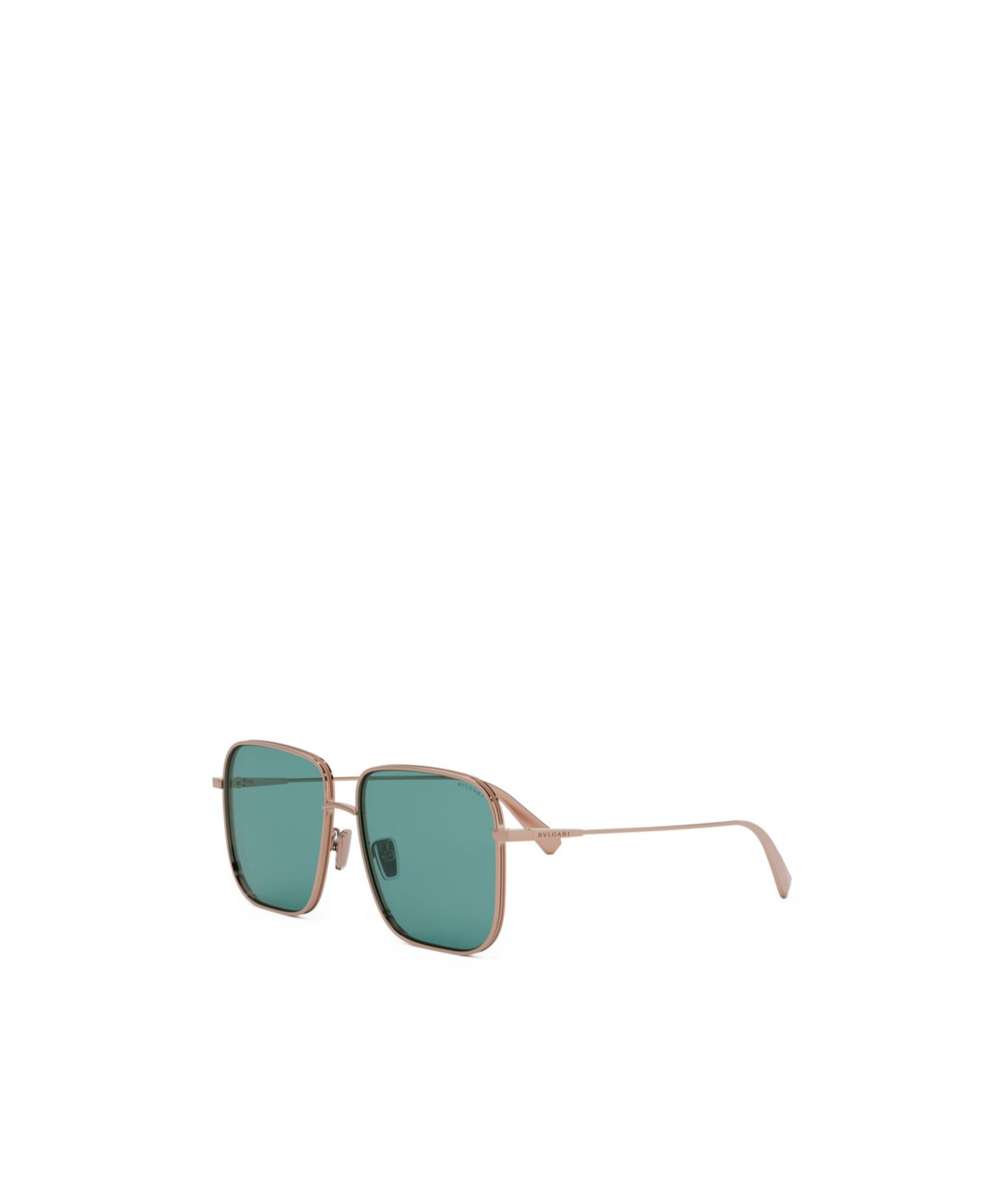 Bvlgari Bulgari Square Frame Sunglasses In Green
