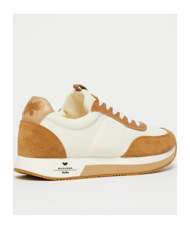 Weekend Max Mara Color Matching Sneakers In White