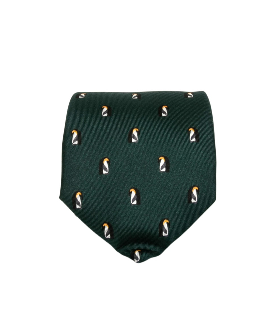 Mulberry Printed Tie In Green