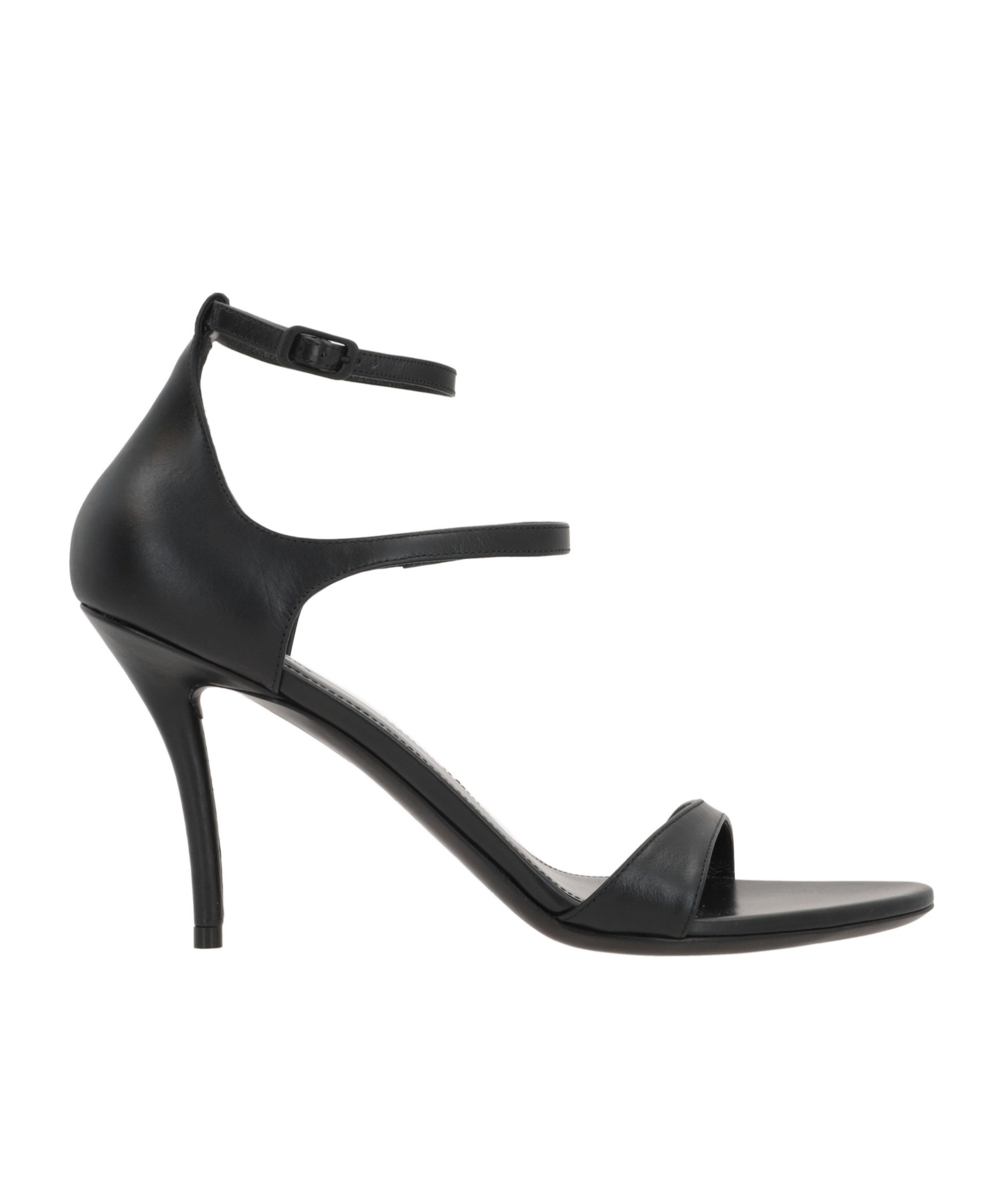 Balenciaga Honey Sandals In Black Leather In Black