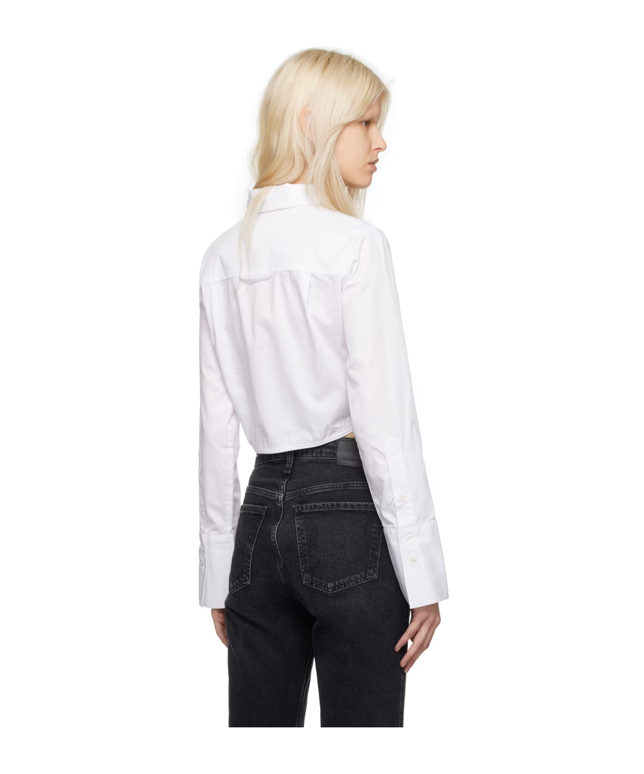 Citizens Of Humanity Bea Cropped Shirt In White