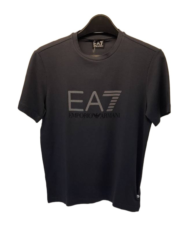 EA7 LOGO ROUND-NECK T-SHIRT