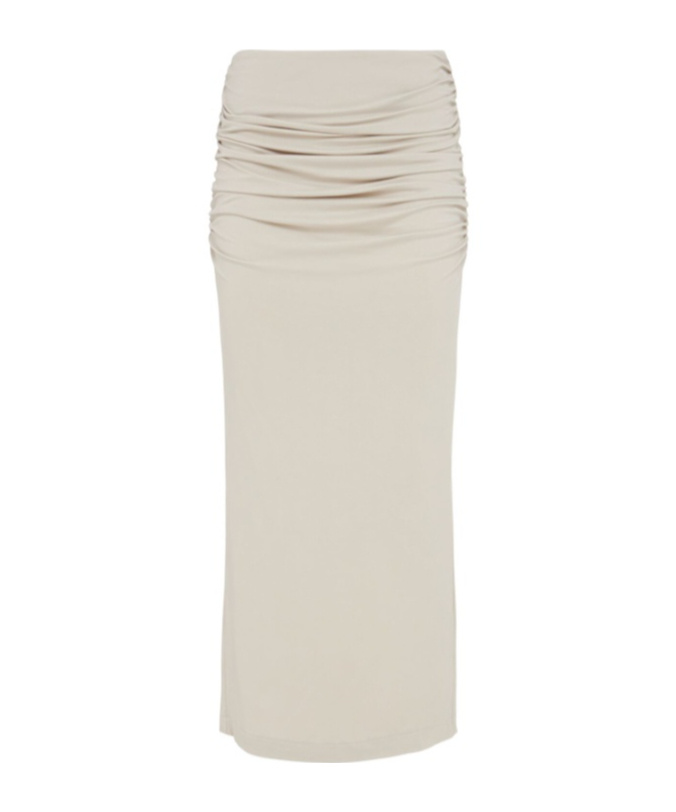 Entire Studios Surge Long Skirt In Neutral