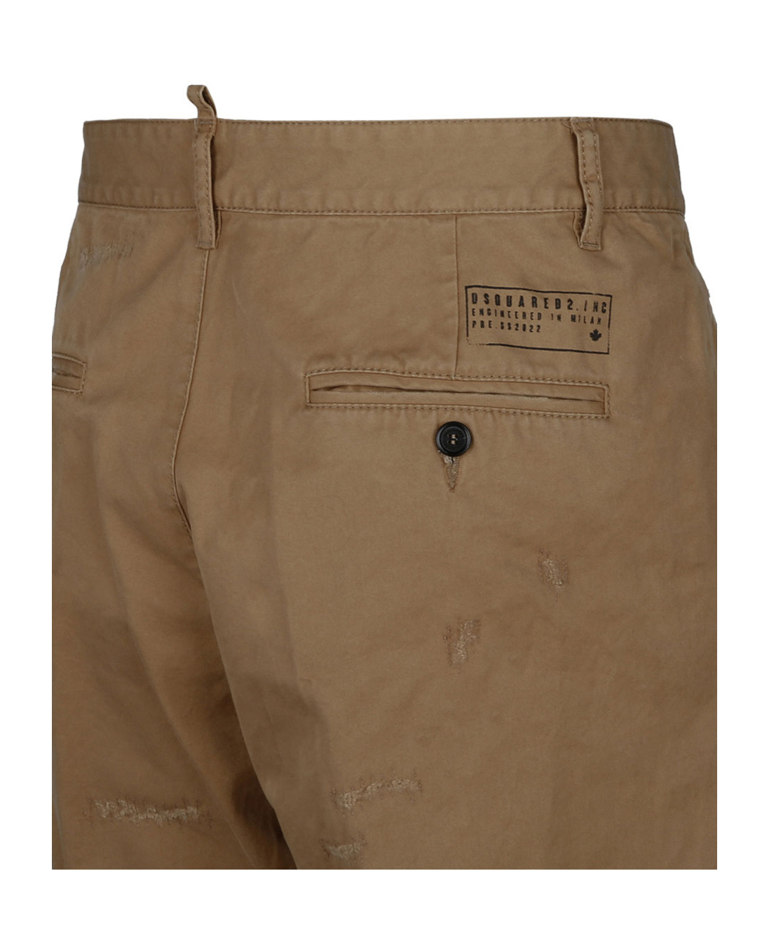 Dsquared2 Pantaloni Chino Con Strappi Marrone In Brown