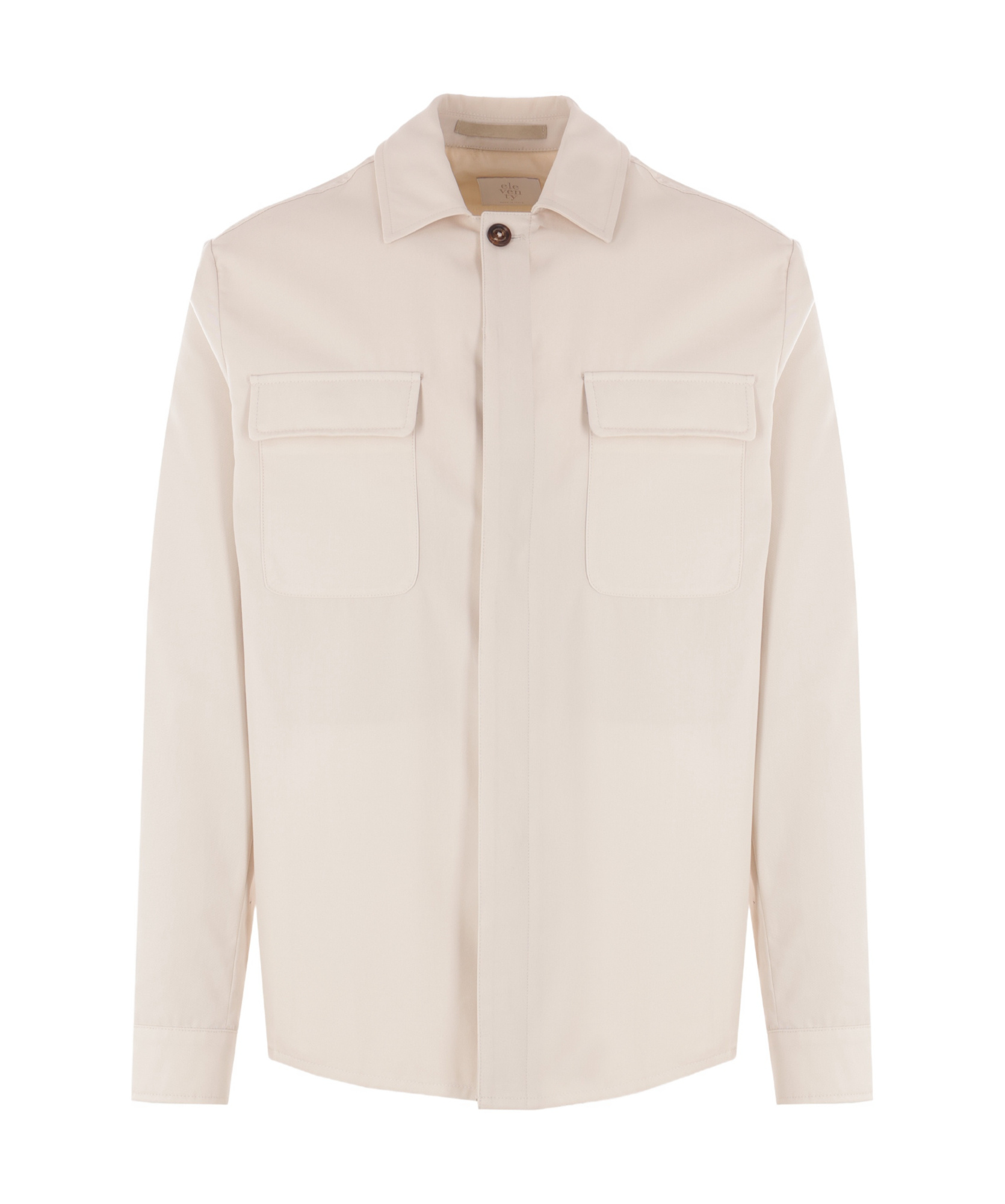 Eleventy Long-sleeve Shirt In White