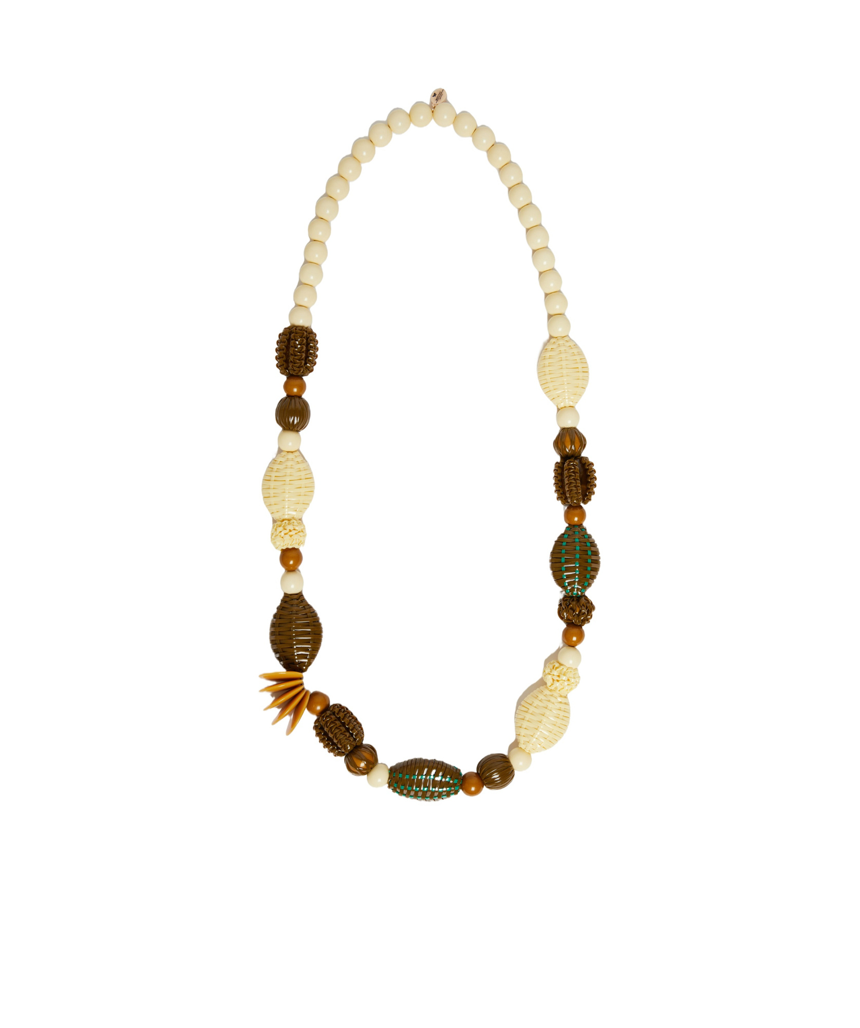 Weekend Max Mara Ethnic Resin Necklace