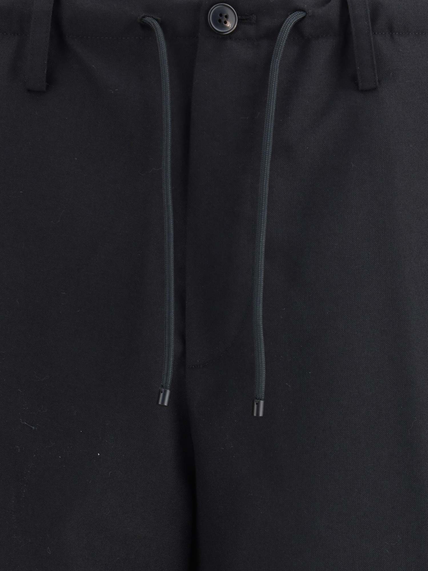 Dries Van Noten Belt Loop Casual Pants In Black