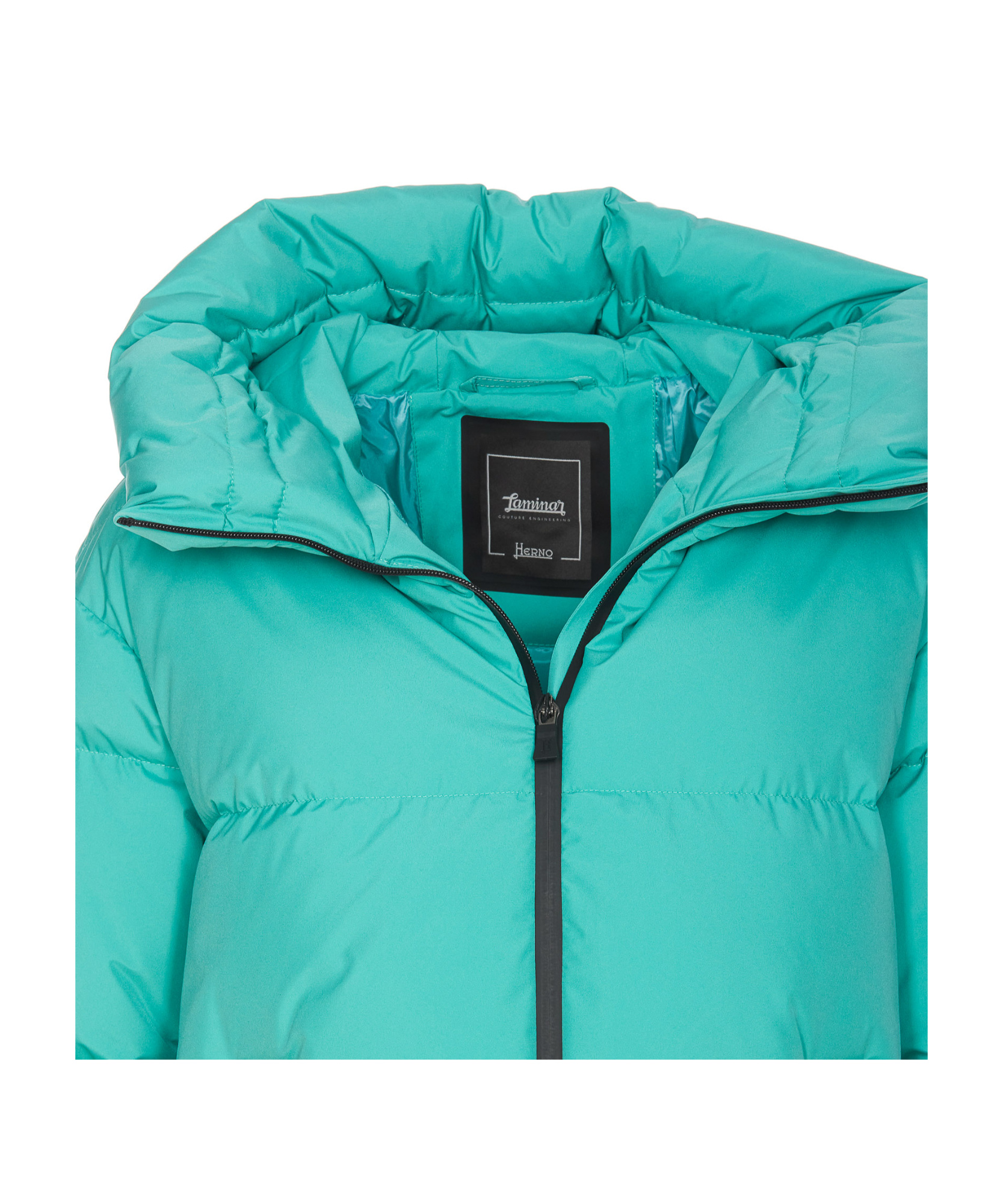 Herno Gore-tex Infinium Windstopper Laminar Down Jacket In Green