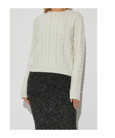Max Mara Long-sleeved Sweater In Neutral