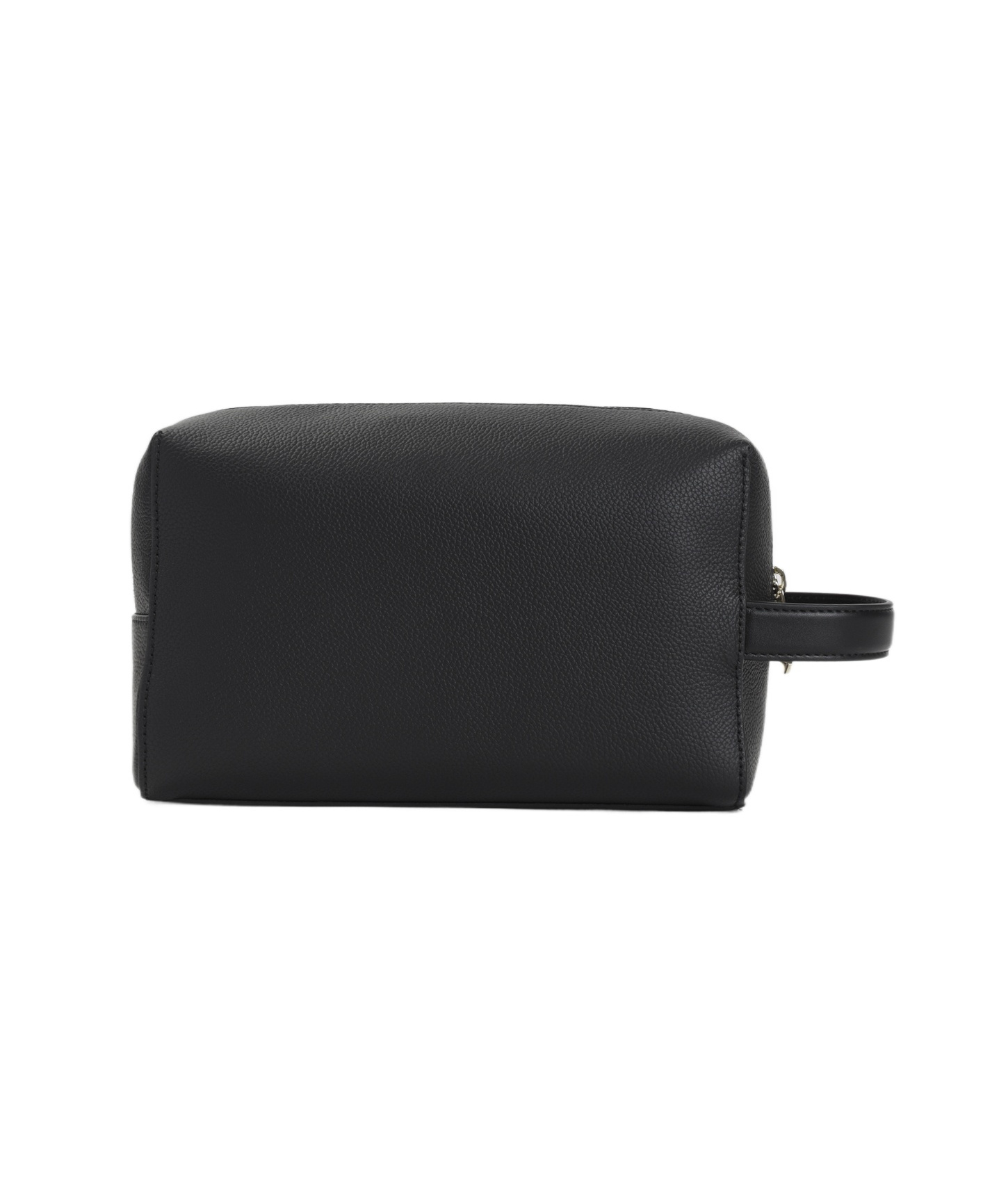 Paul Smith 'sgnature Stripe' Leather Wash Bag In Black
