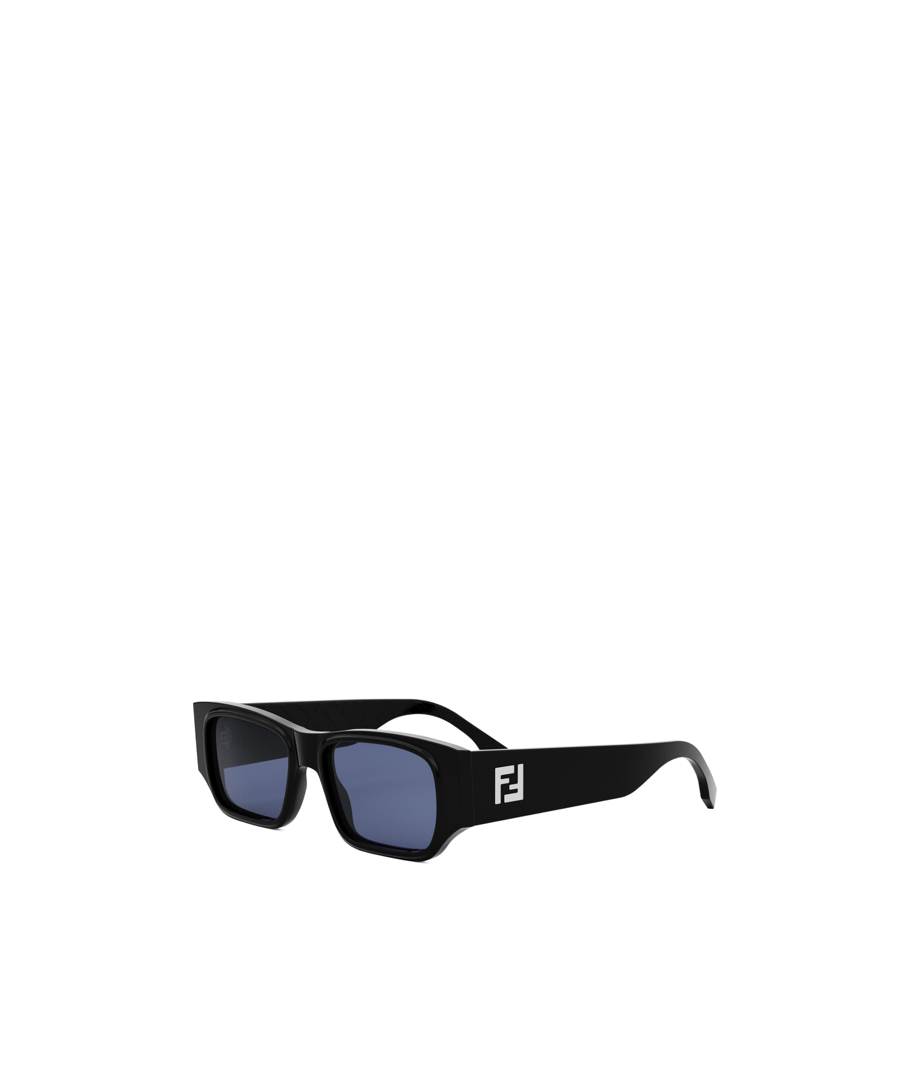 Fendi Eyewear Square Frame Sunglasses In Black