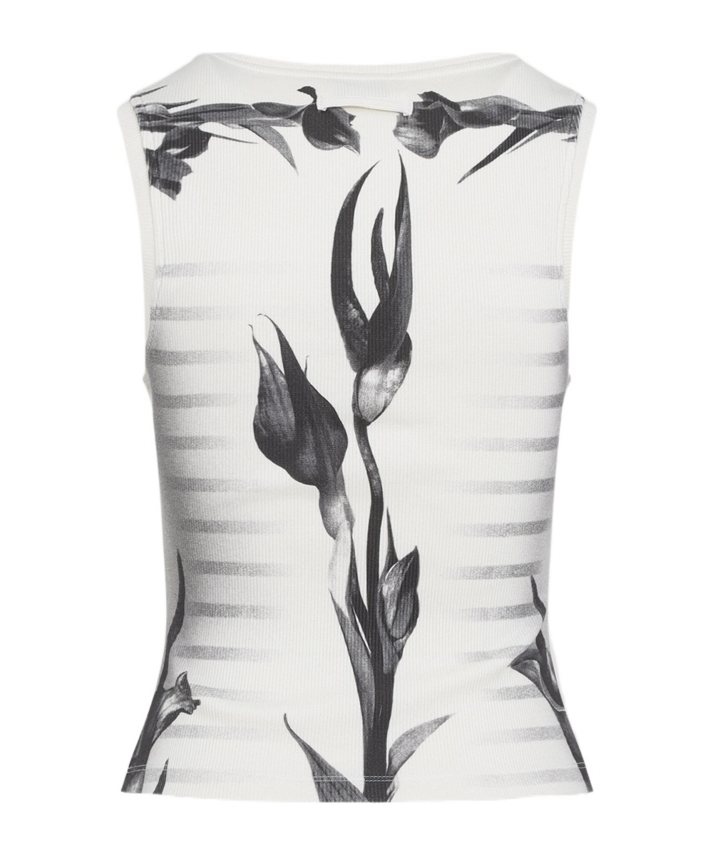 Jean Paul Gaultier Round-neck Vest In White