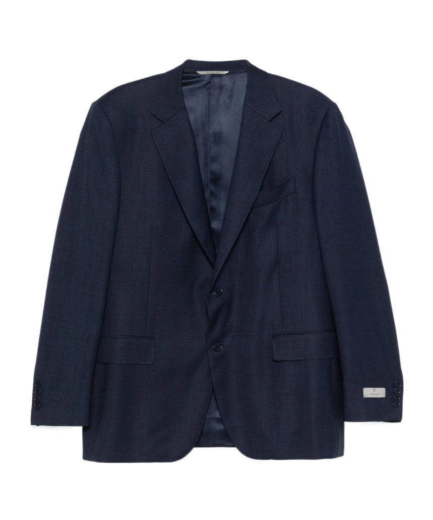 Canali Wool Jackets In Blue