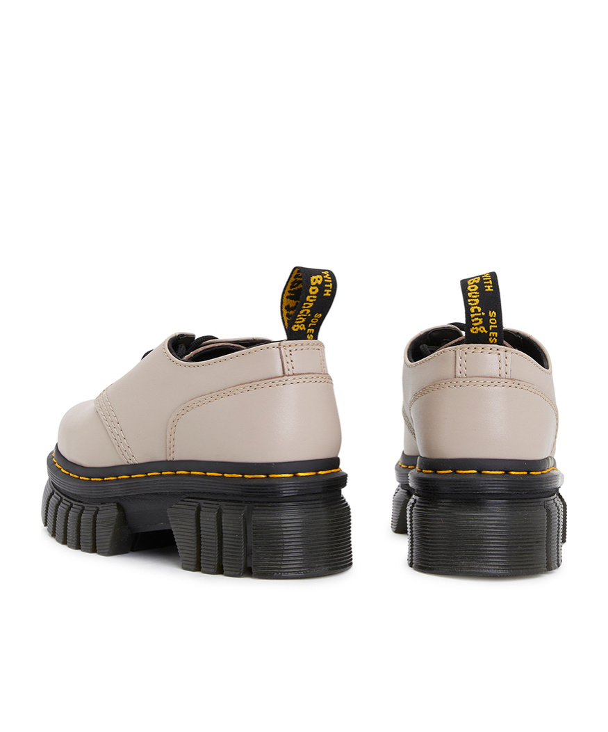 Dr. Martens' Round Head Loafer Shoes In Nude