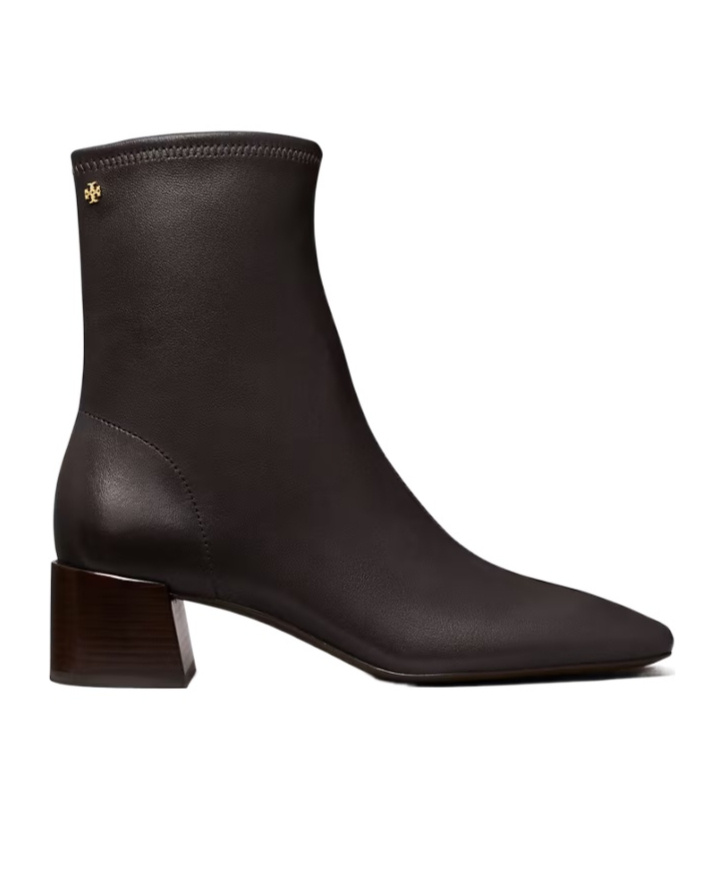 Tory Burch Stretch Ankle Boot In Brown