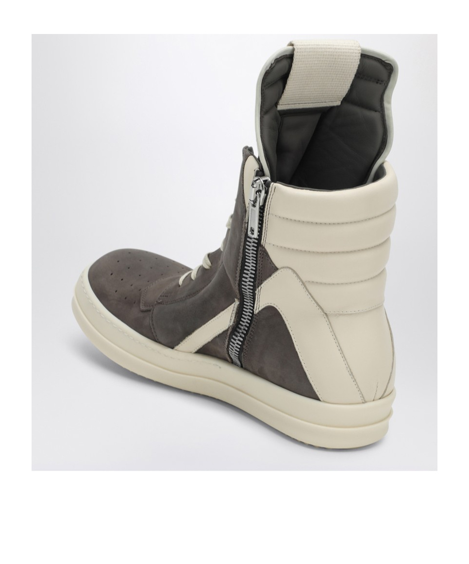 Rick Owens Lace-up High-top Sneakers In Black