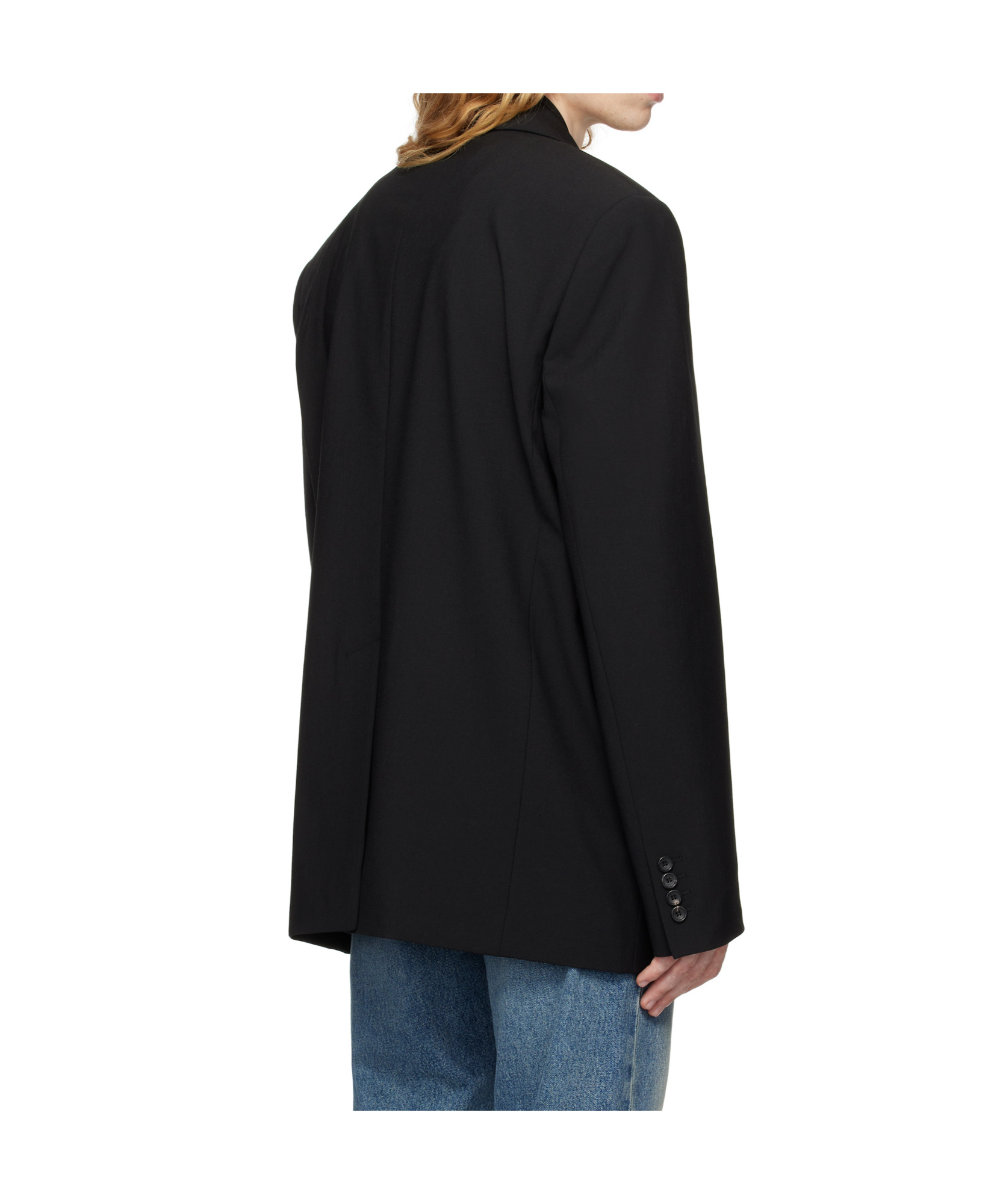 Y/project Single-breasted Blazer In Black