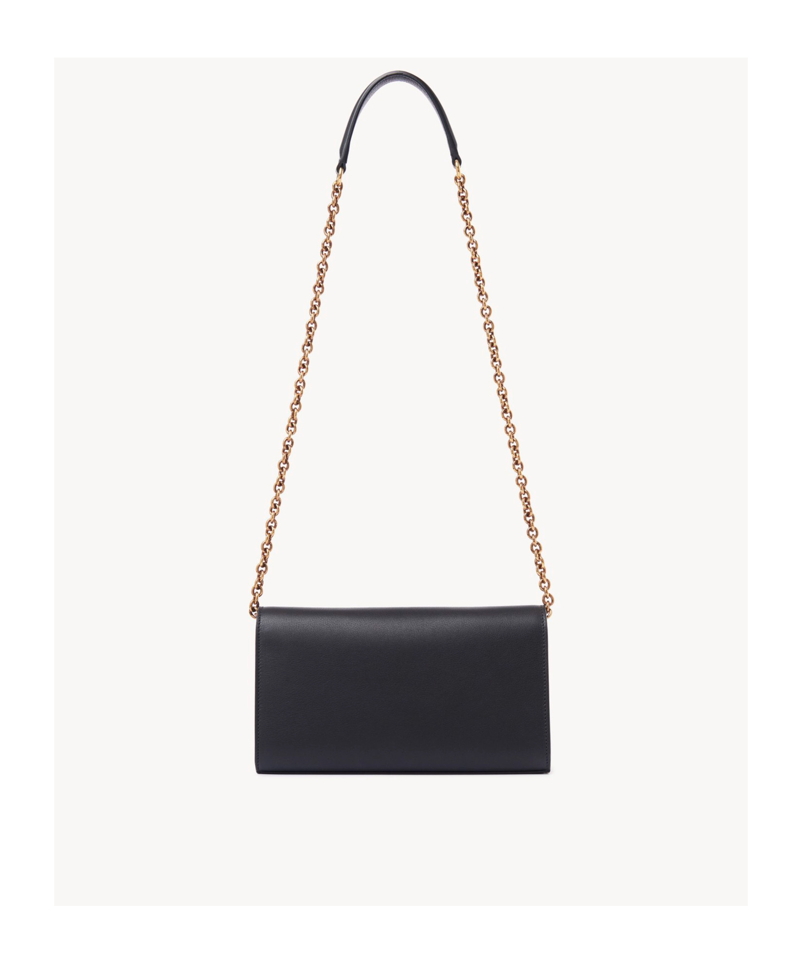 Chloé Chloe Womens Black Brand-plaque Leather Cross-body Bag In Black