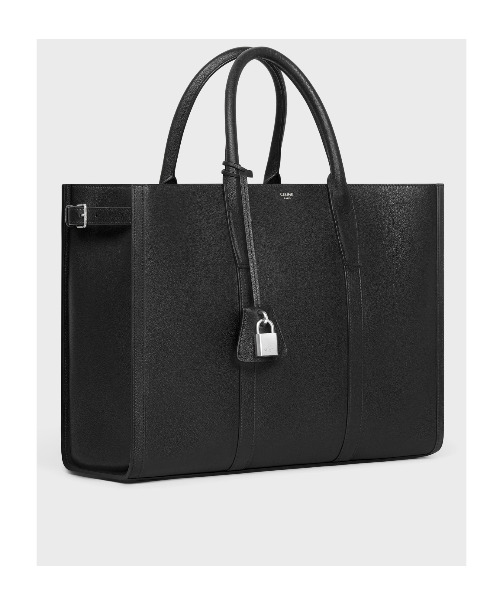 Celine Medium Cabas Shoulder Bag In Black