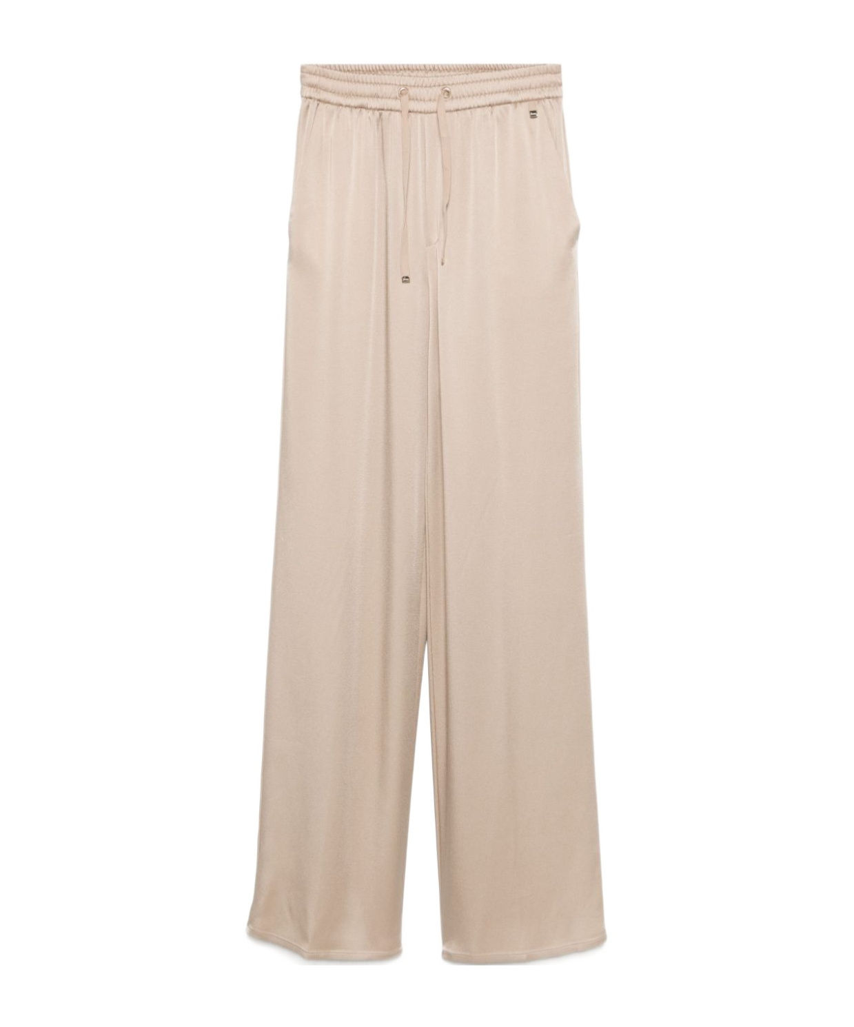 Herno Satin Pants In Neutral