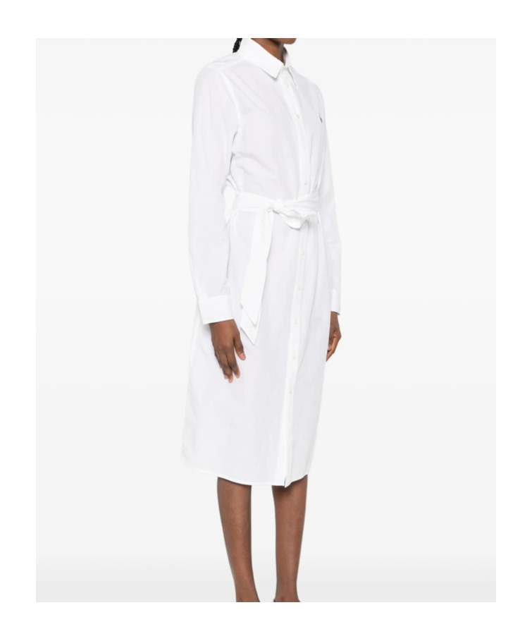 Polo Ralph Lauren Shirt Dress In White