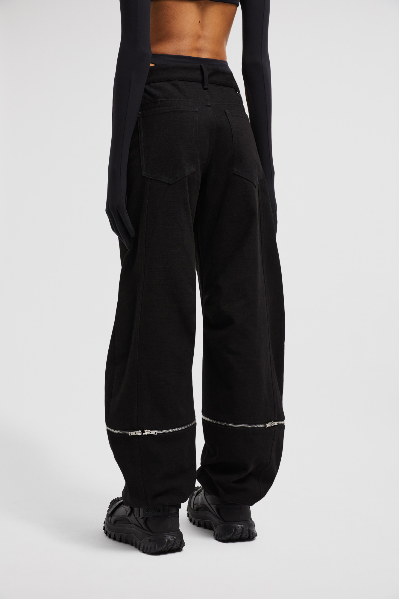 Moncler Genius X Willow Smith Zipped Pants In Black