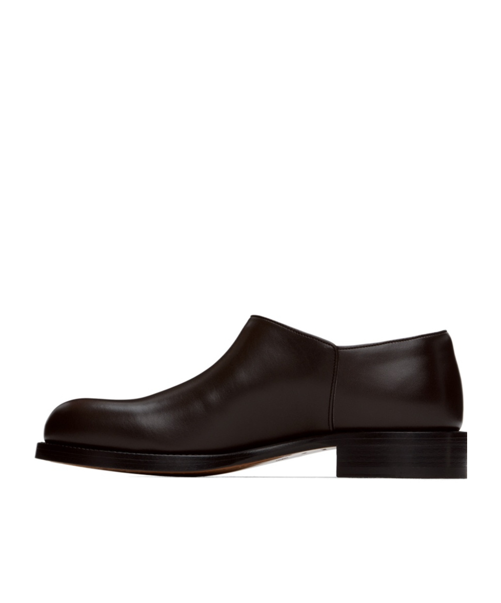 The Row Brown Nobilis Loafers In Brown