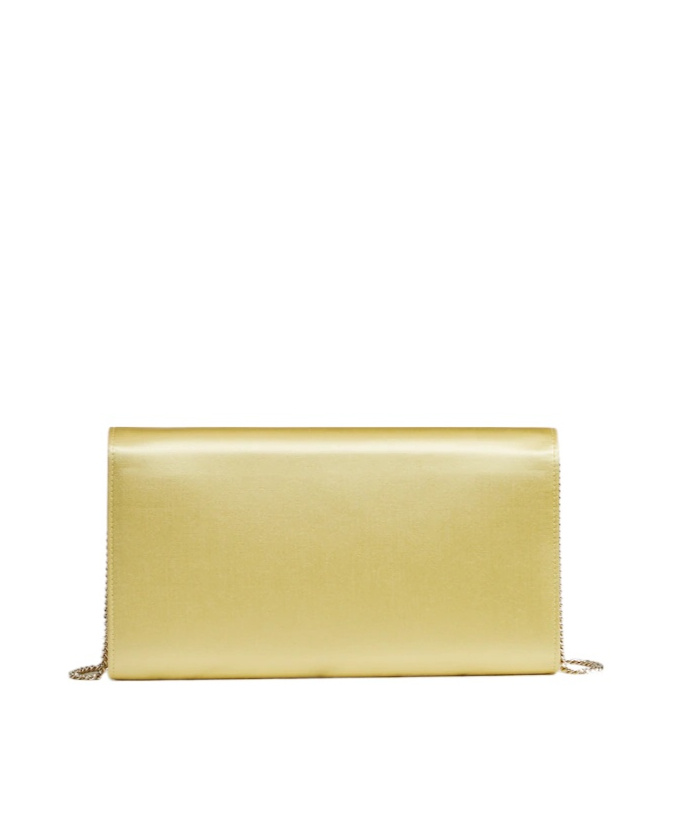Roger Vivier Square Buckle Chain Shoulder Bag In Nude