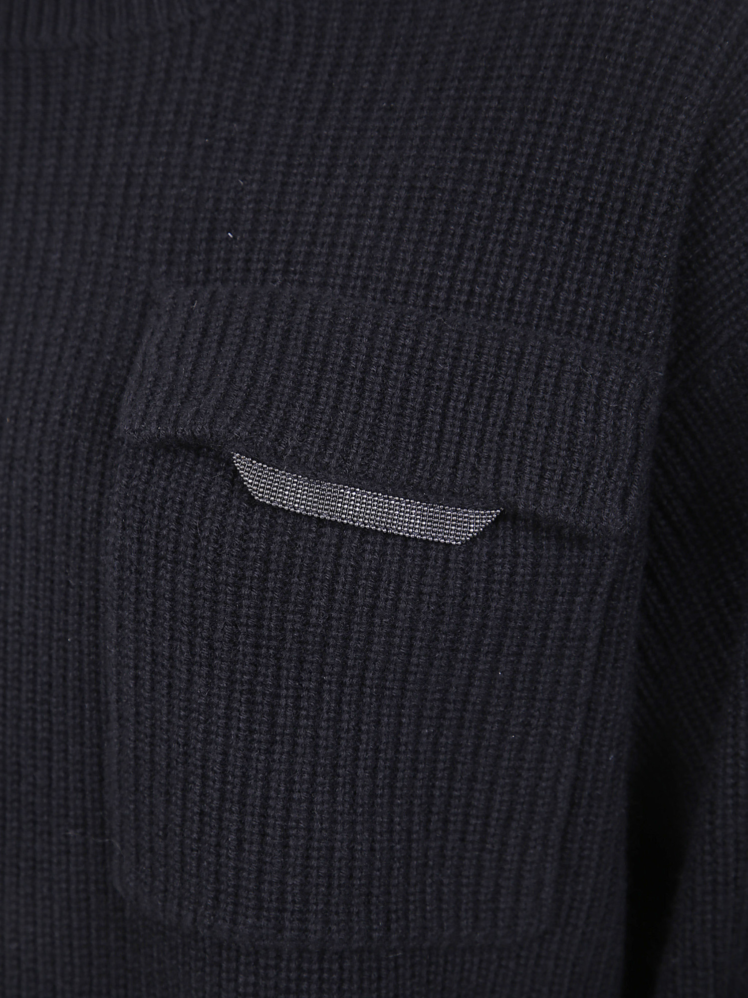 Brunello Cucinelli Cashmere Turtleneck Knit Sweater In Black