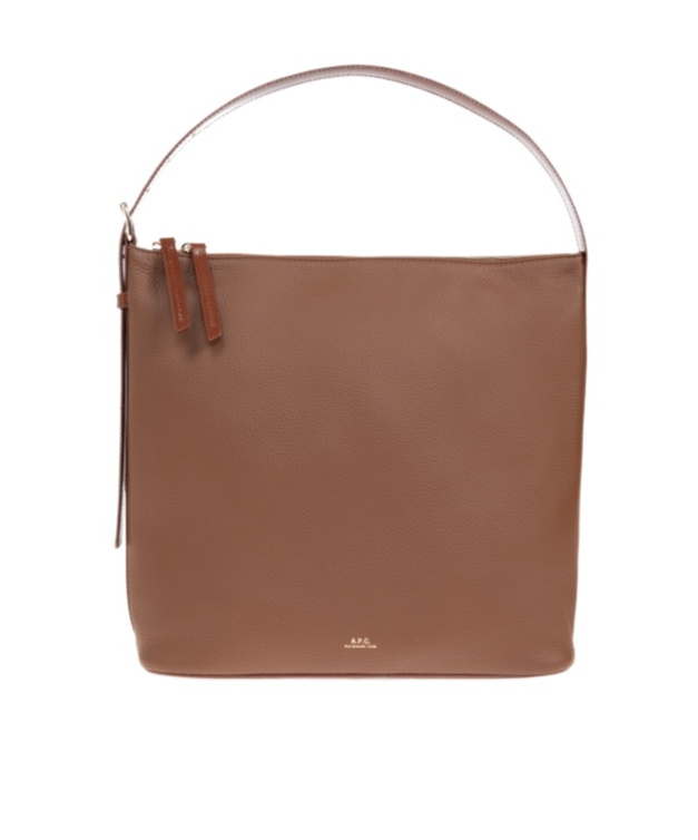 Apc A.p.c. Vera Shoulder In Grained Leather Bags