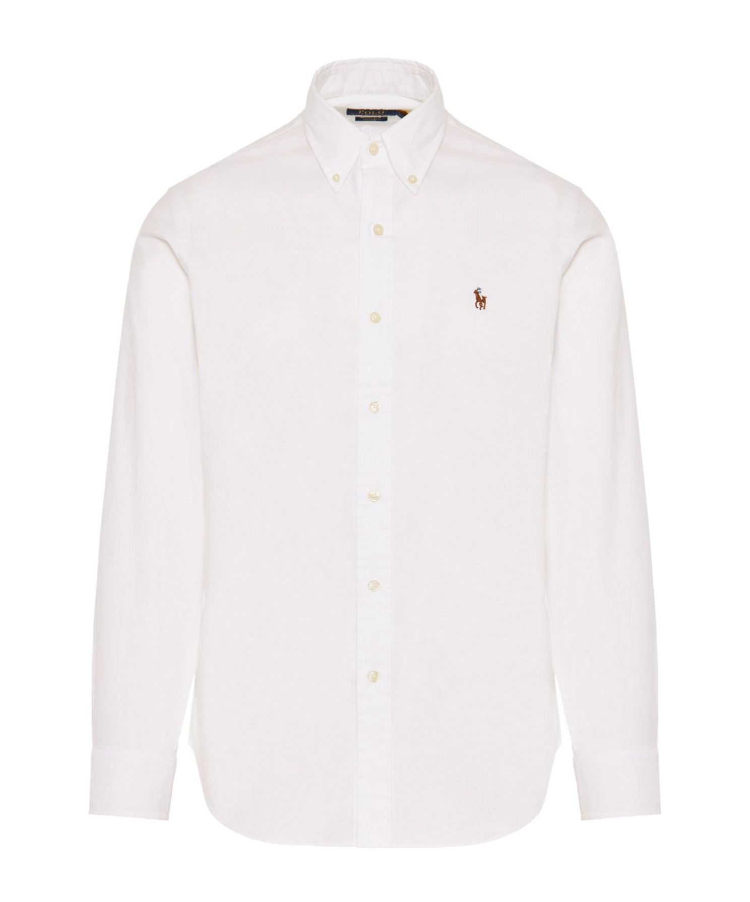 Polo Ralph Lauren Long Sleeve Shirt Button Down Collar In Gray