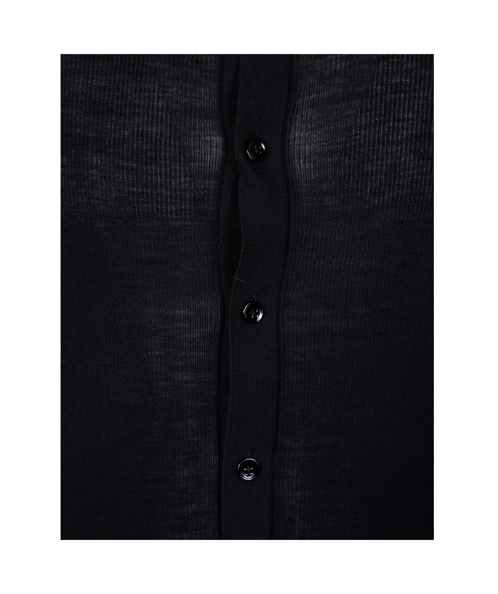 Tom Ford Short-button Fastening T-shirt In Black