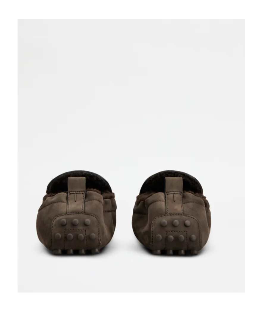 Tod's Gommino Leather Loafers In Brown